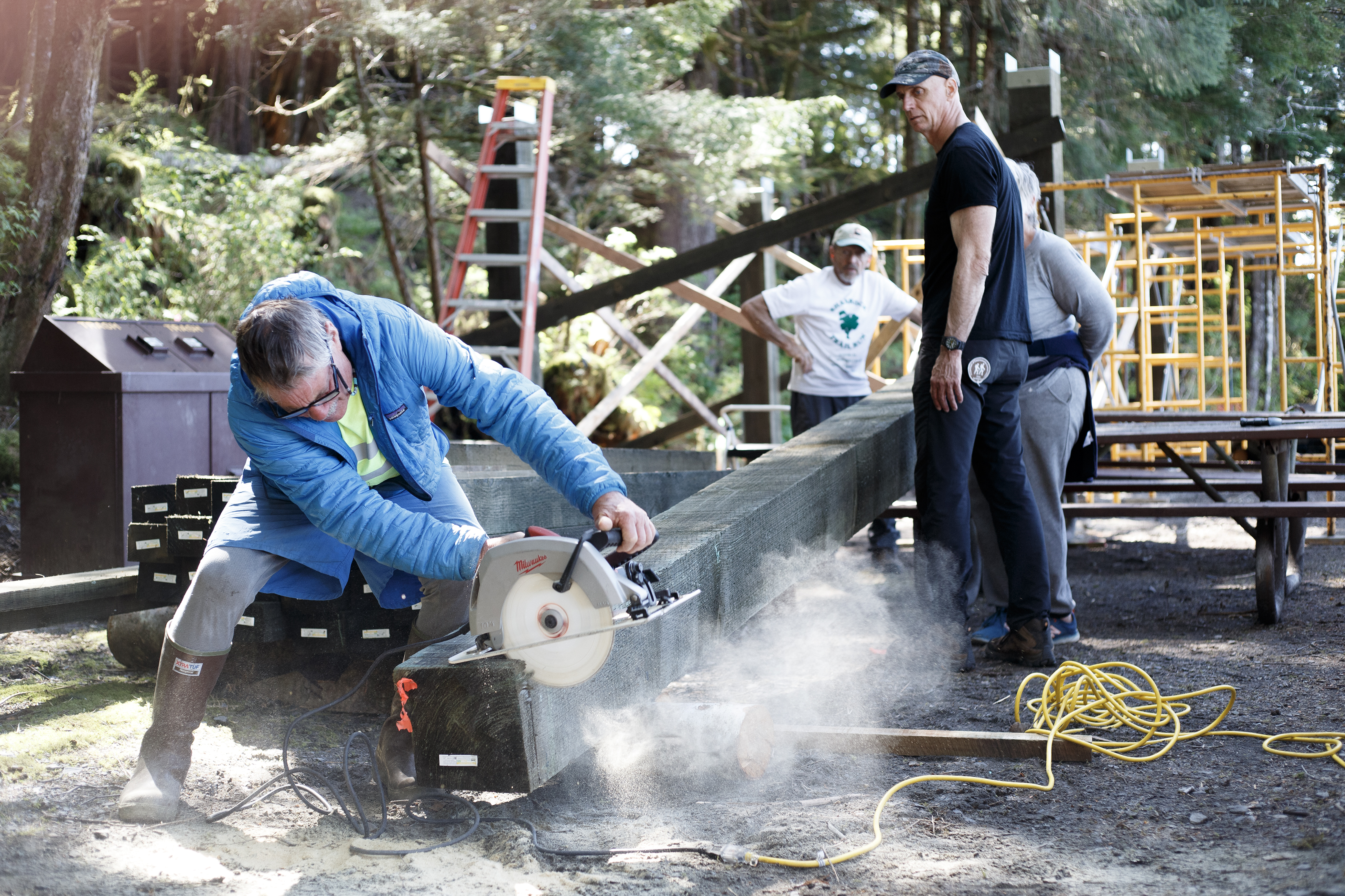 2023 05 17 Settlers Cove Picnic Shelter Construction
