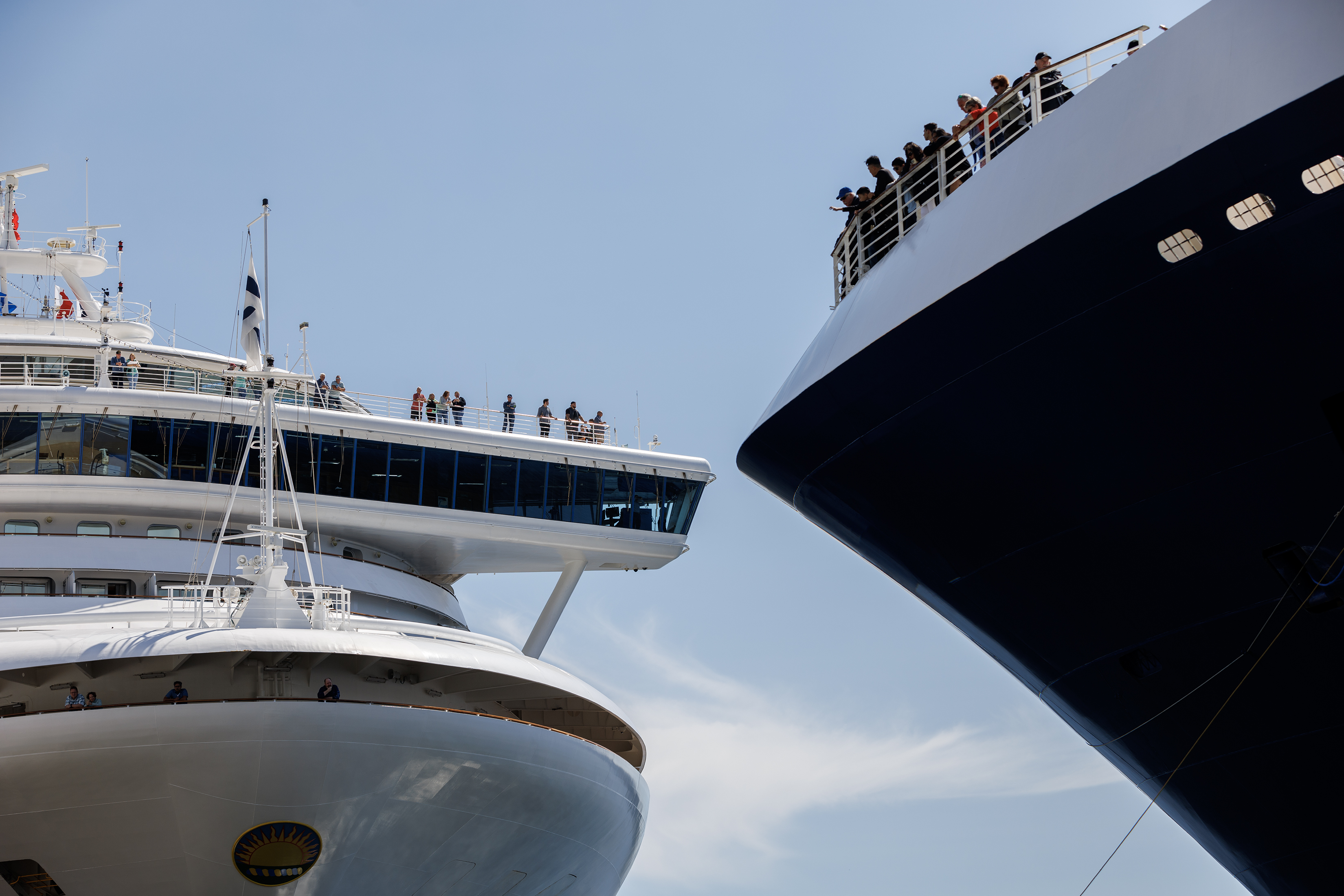 2023 07 14 Cruiseships at Dock