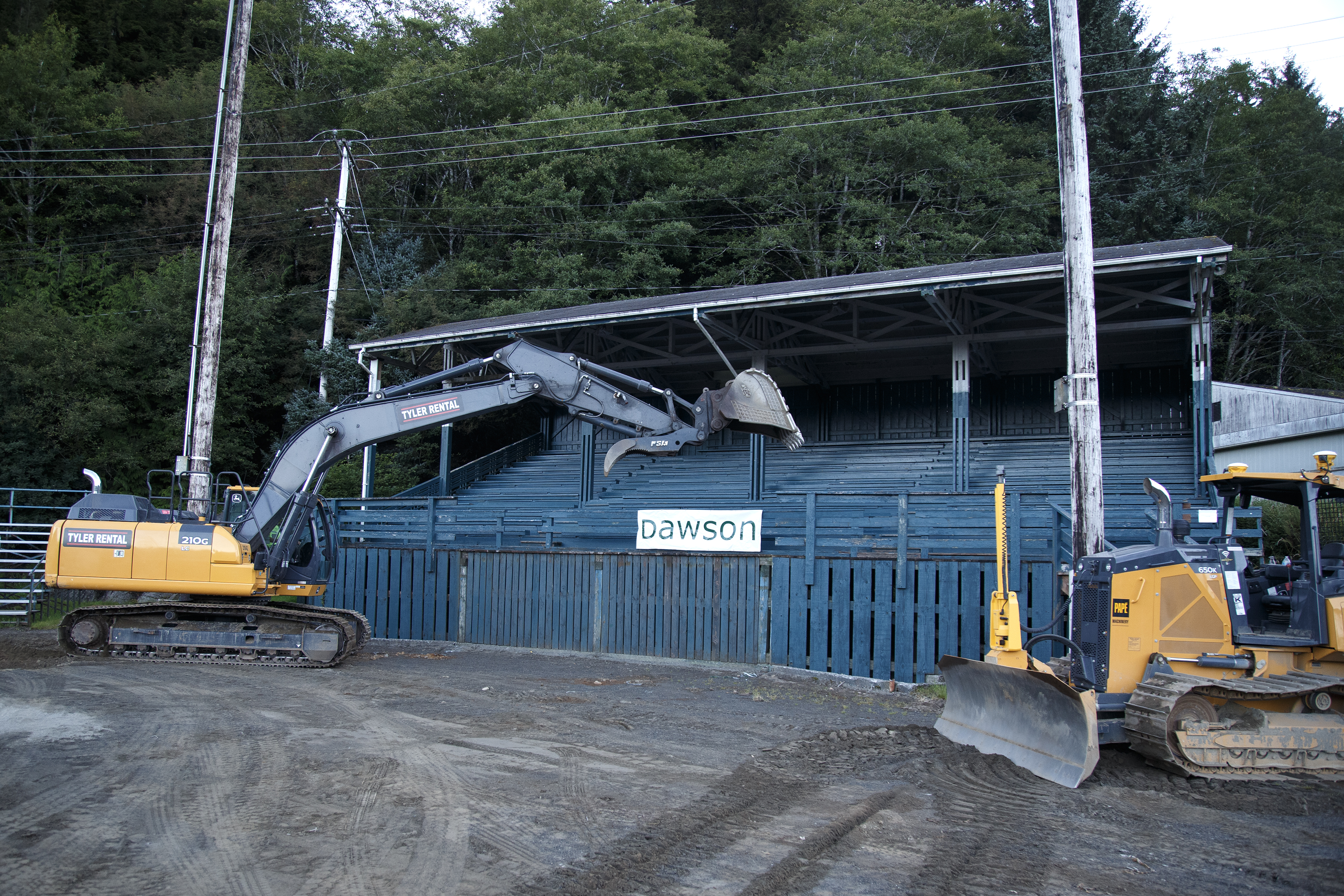 2023 08 26 Walker Field Stands Demolished 1