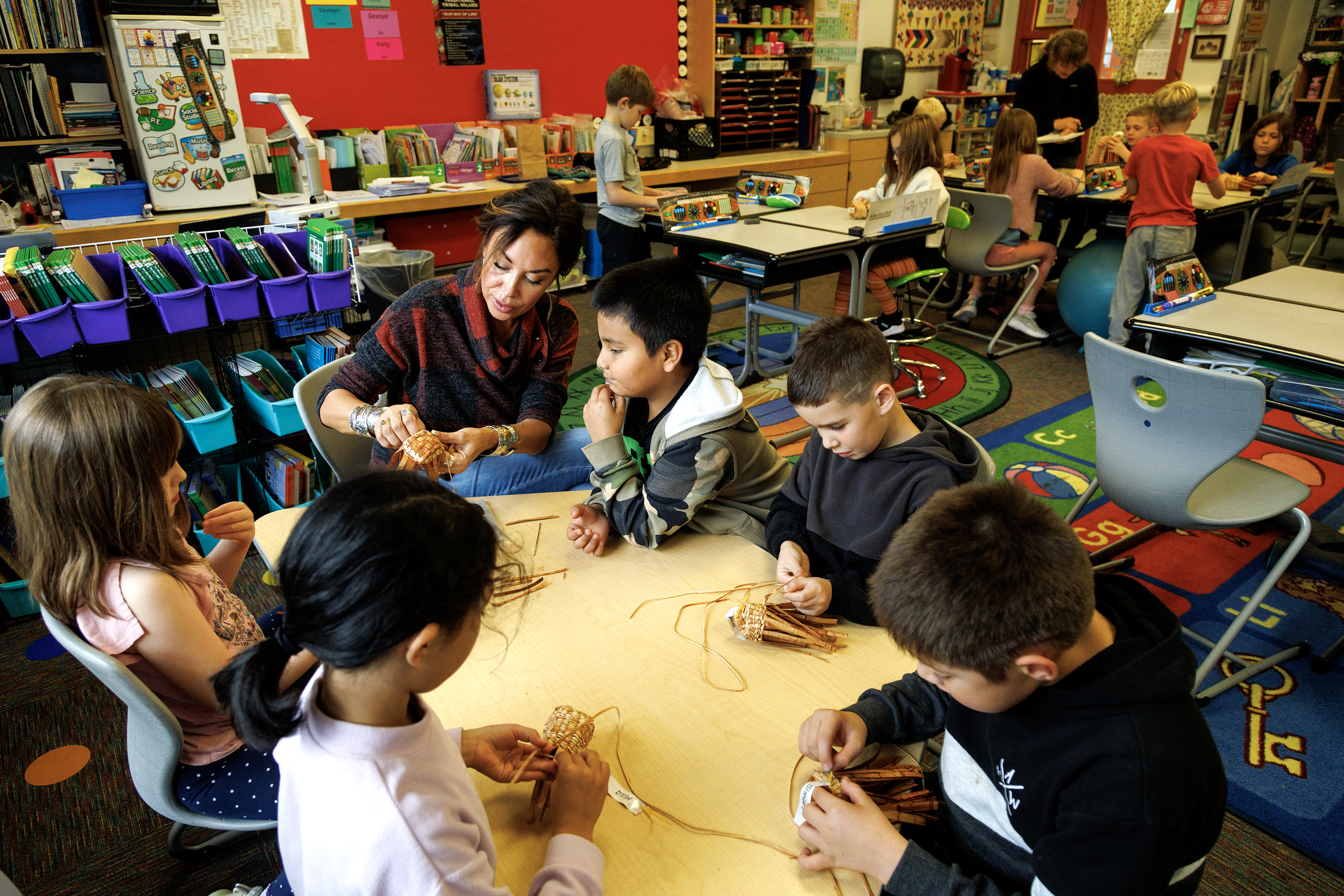 2023 10 16 Basketweaving 2nd Grade 1