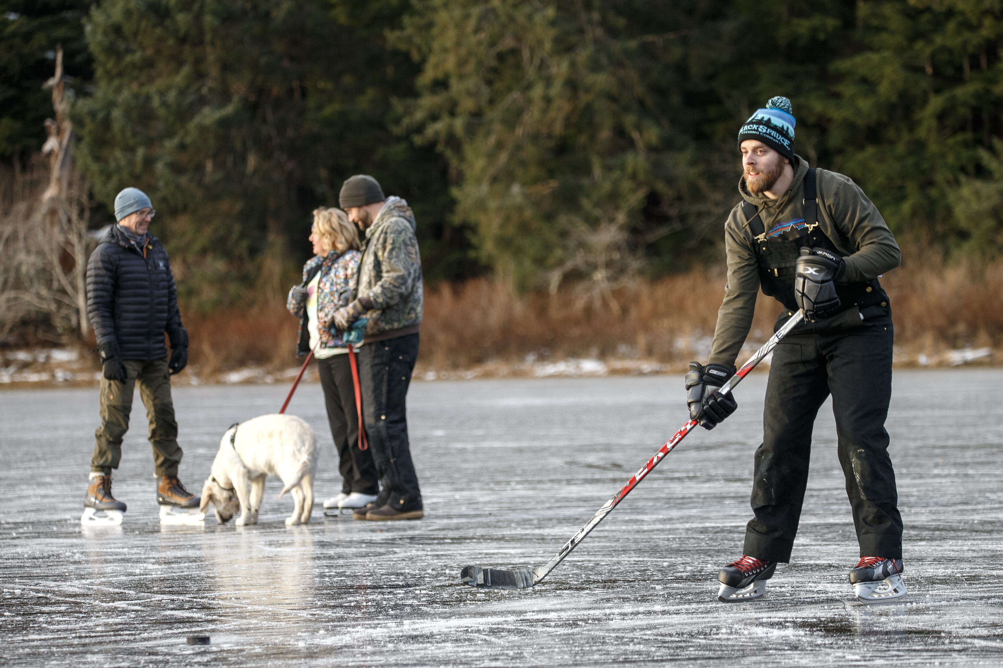 2024 01 14 Frozen Ward Lake 3