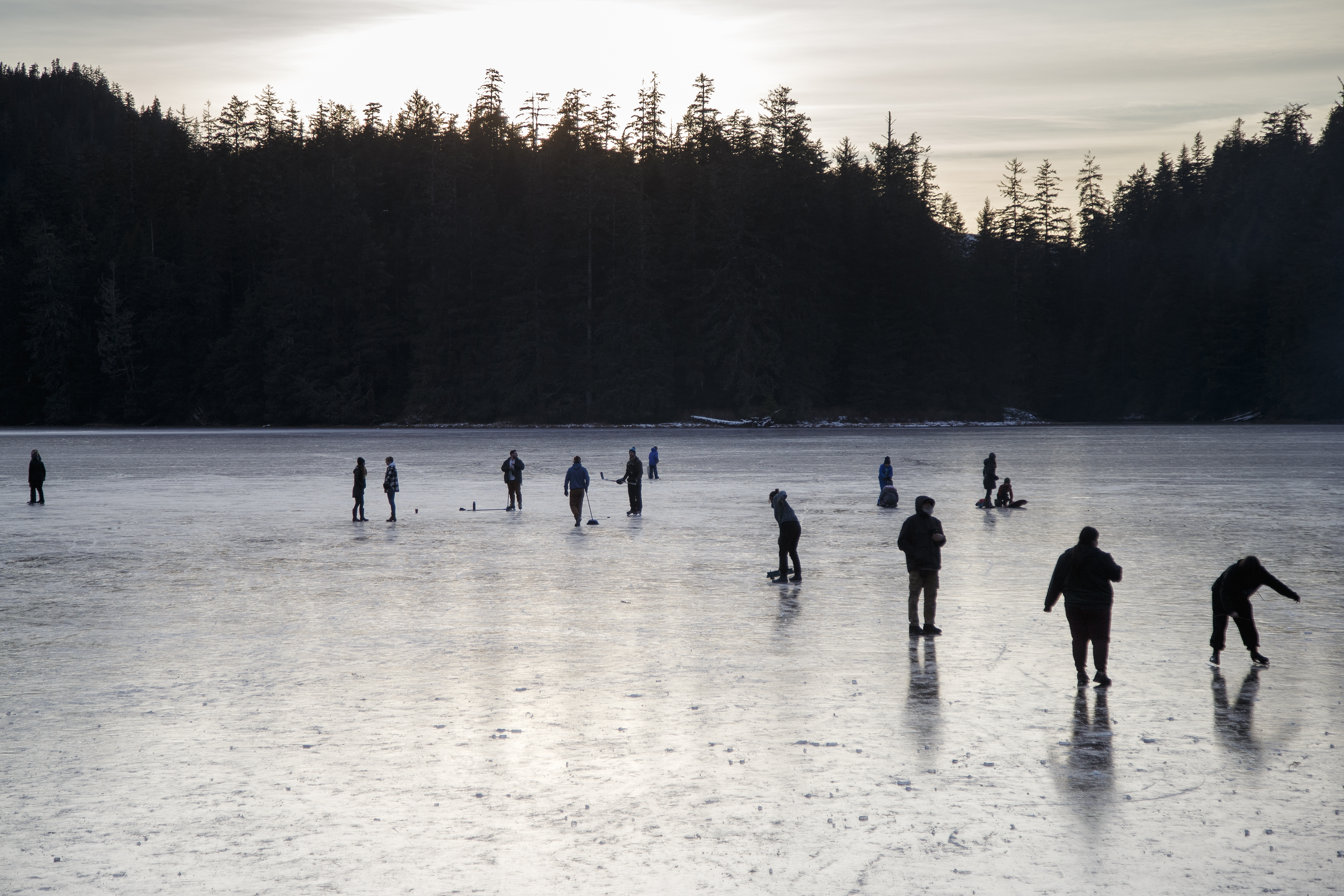 2024 01 14 Frozen Ward Lake 4