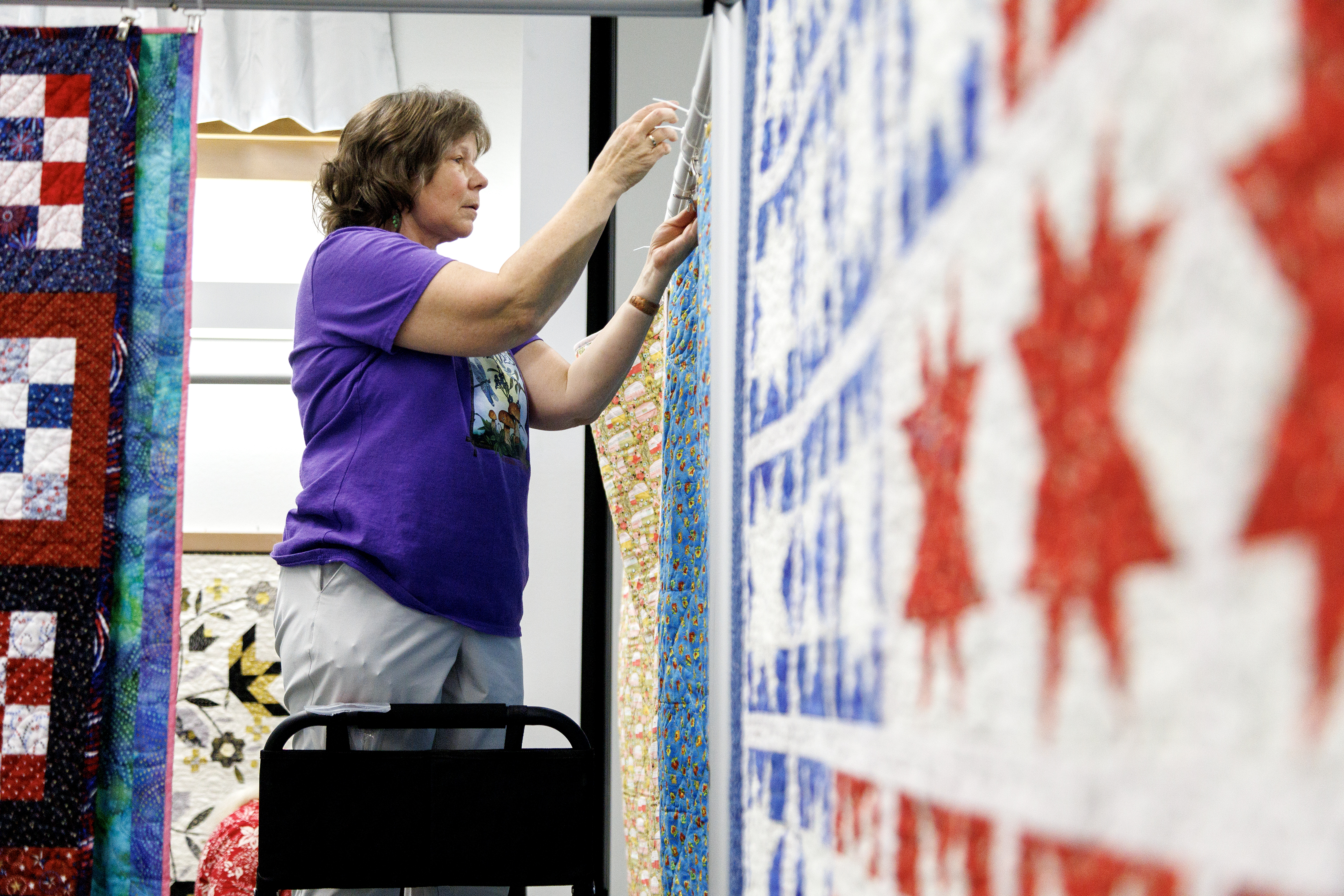 2024 02 15 Quilt Show Setup 2