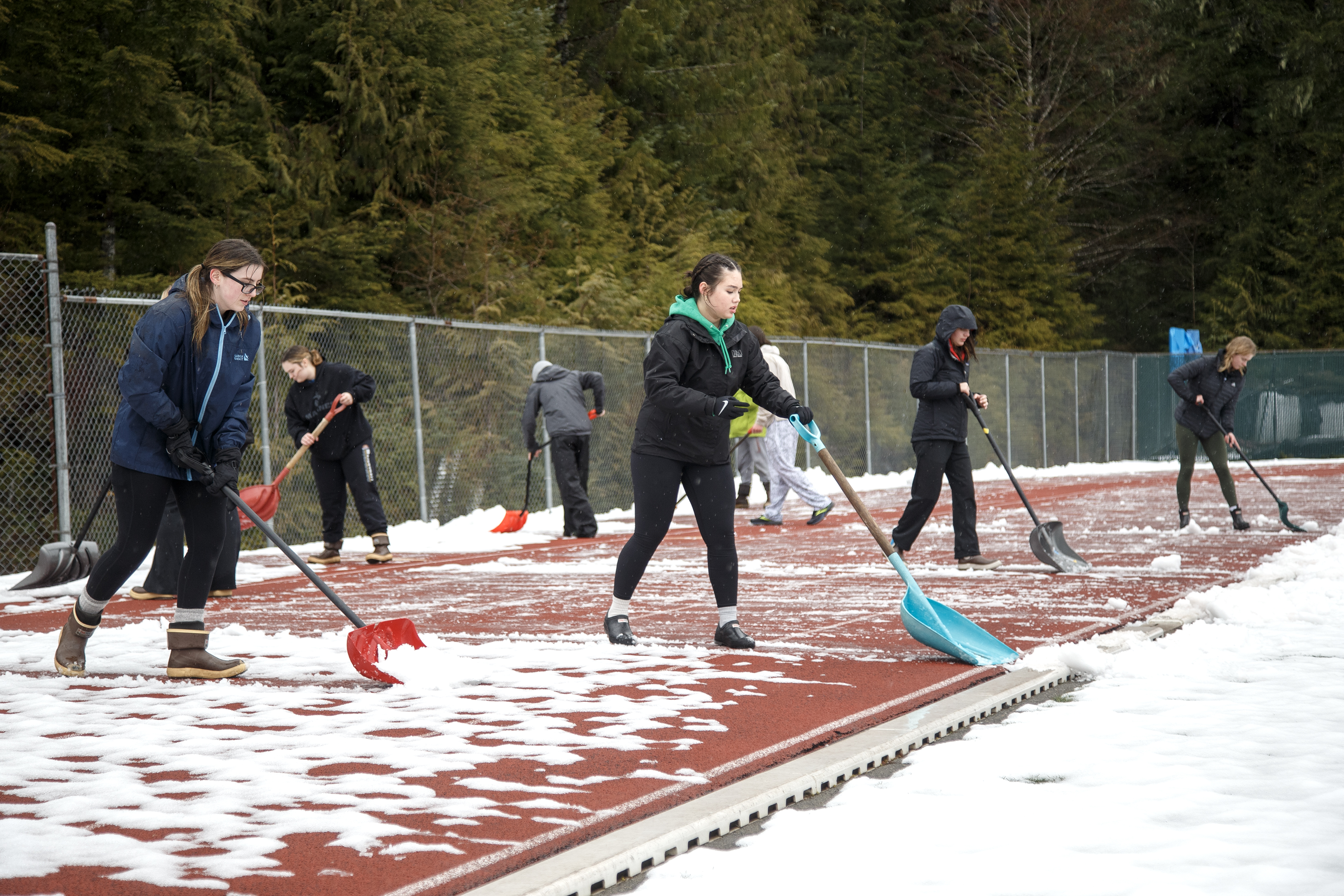 2024 03 12 Track and Field Snow Removal