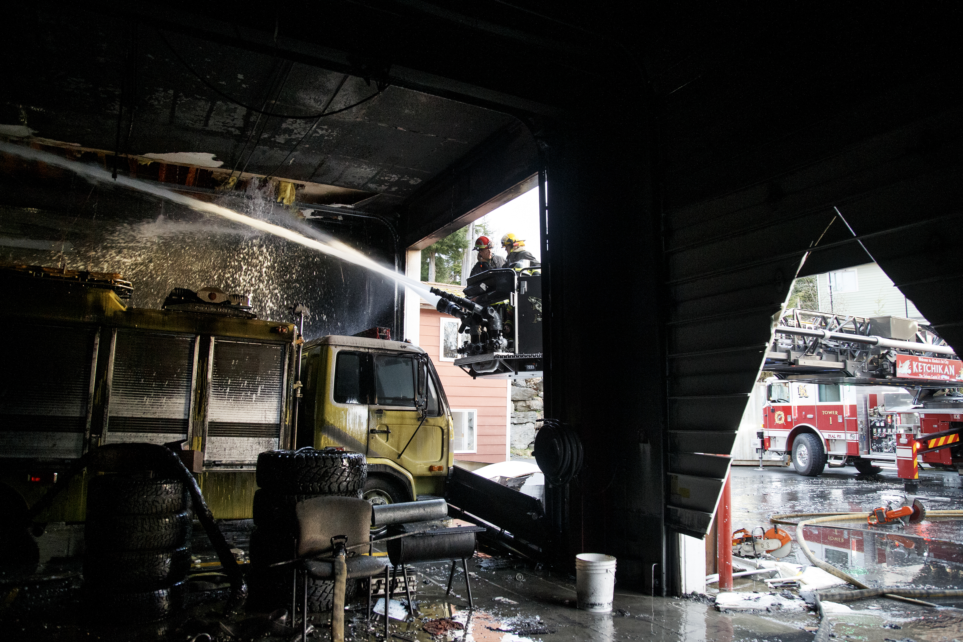 2024 04 09 South Tongass Fire Station Fire 1