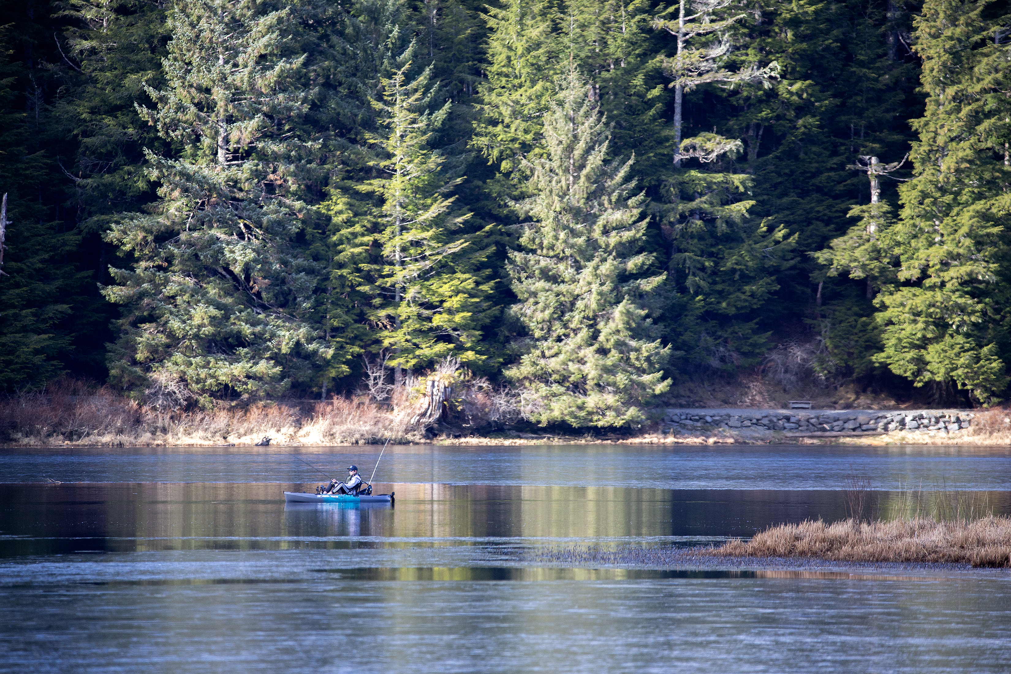 2025 03 13 Kayaker Ward Lake
