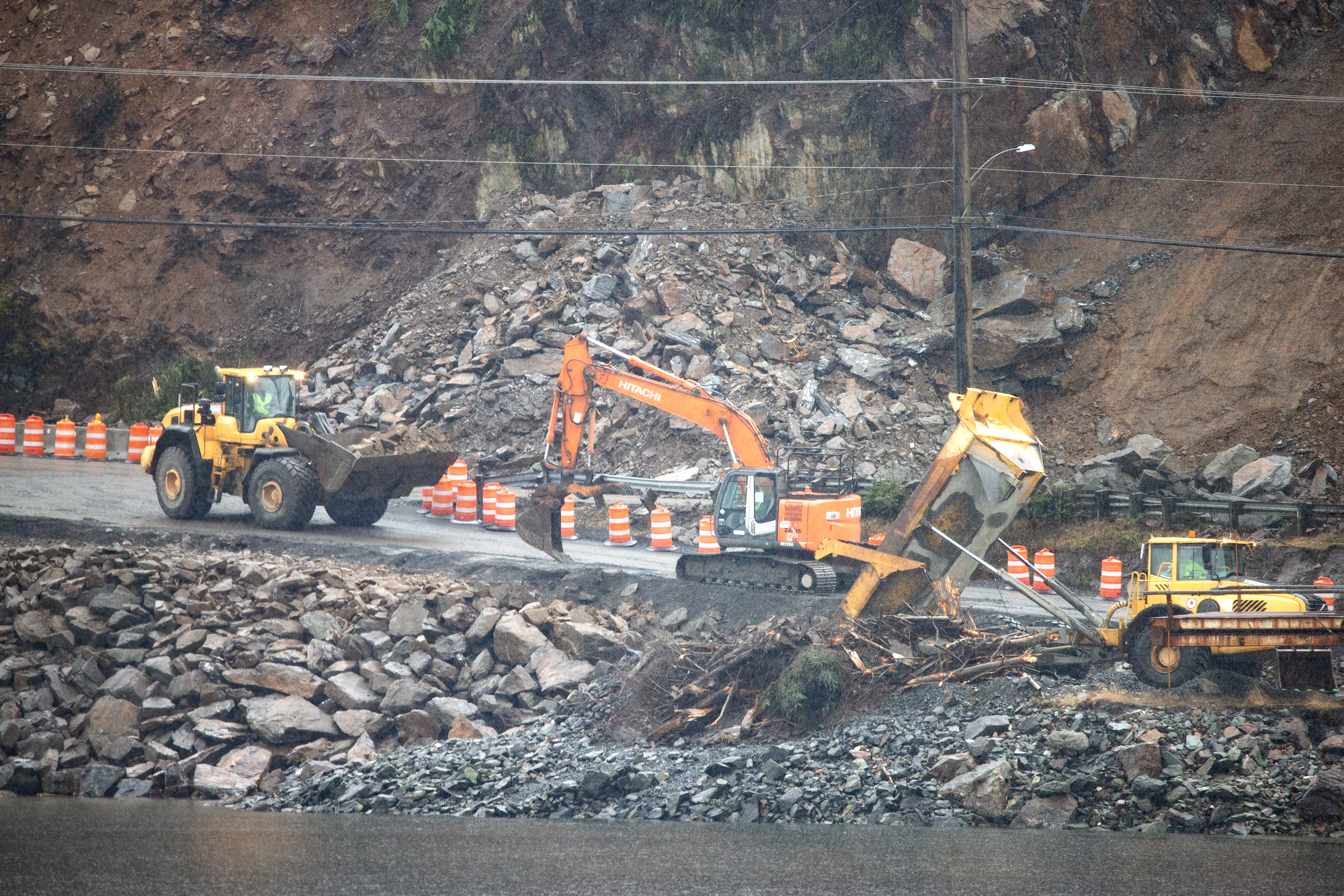 2025 03 25 Landslide Two Lane Bypass Day Six 1