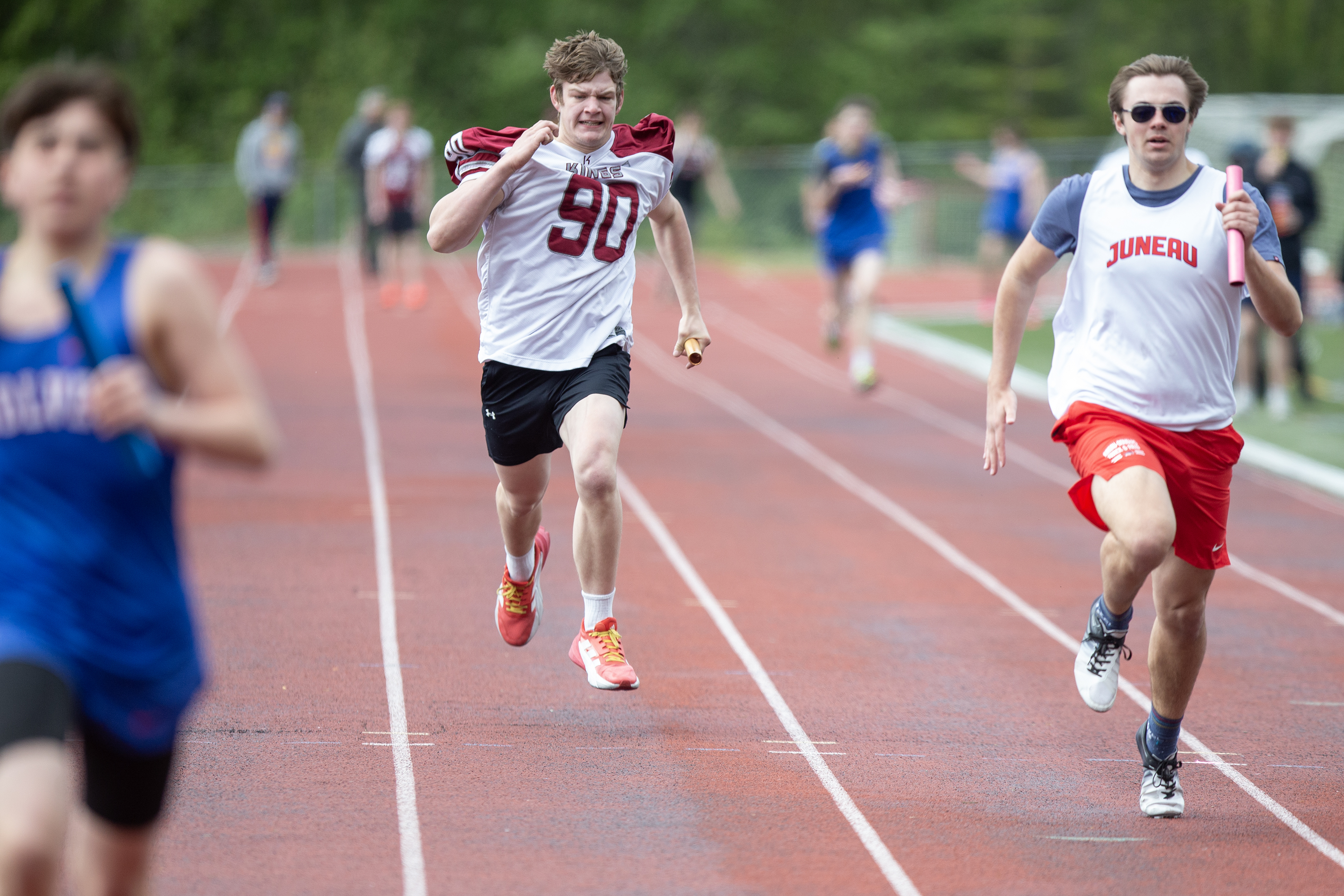 2025 05 17 Track Field Boys 4x100 Football