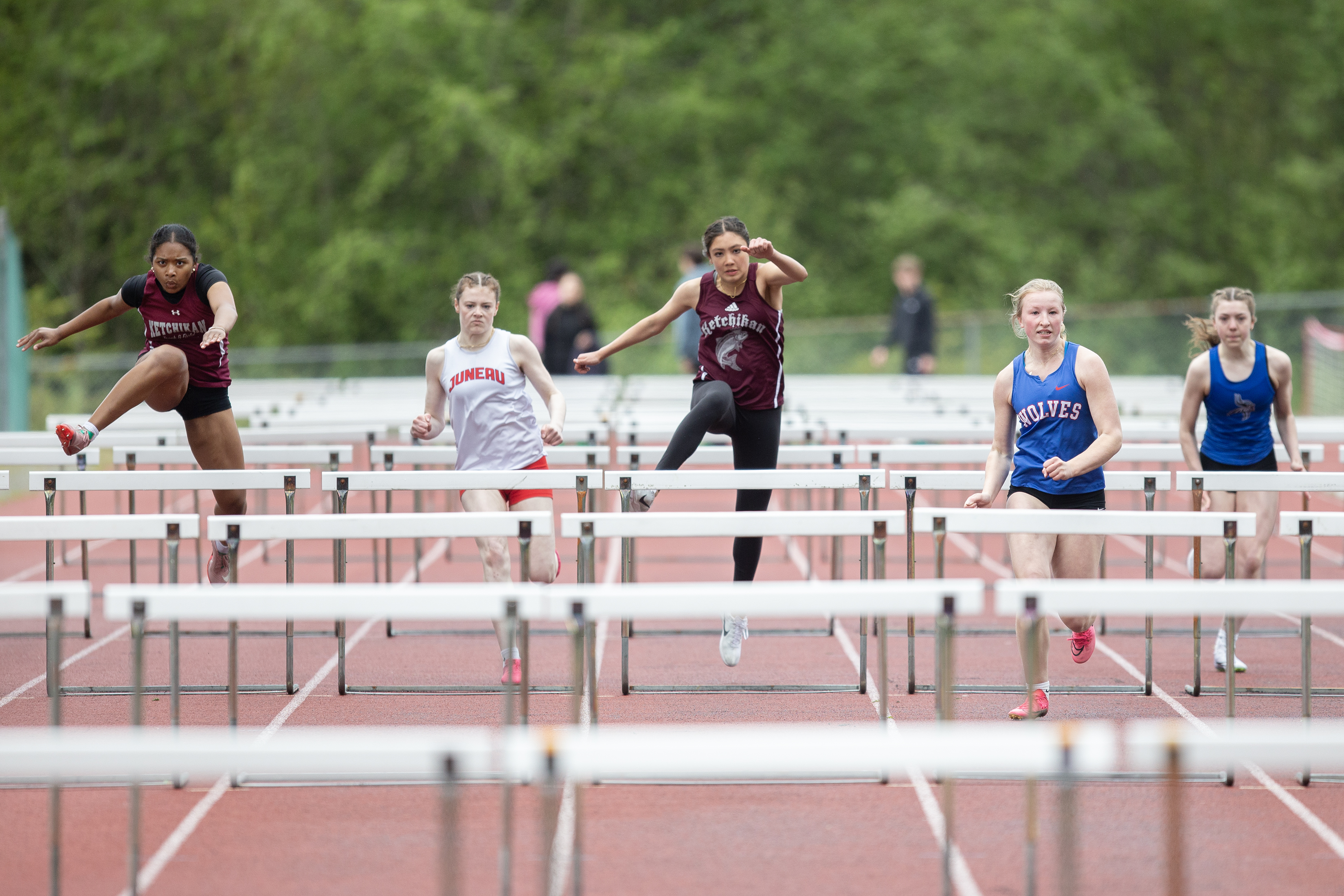 2025 05 17 Track Field Girls 100 Meter Hurdles
