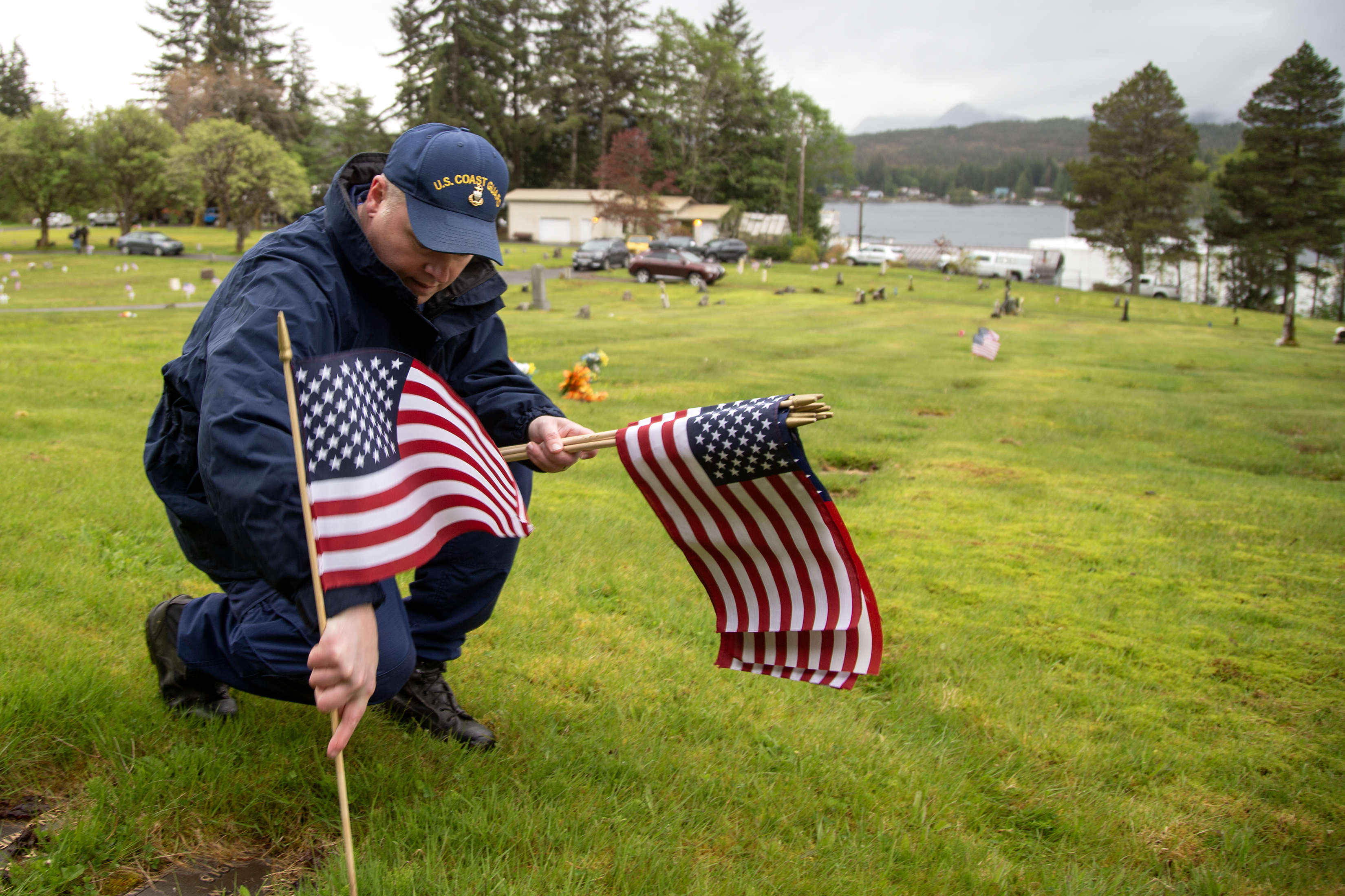 2025 05 23 Bayview Cemetery Flags 2