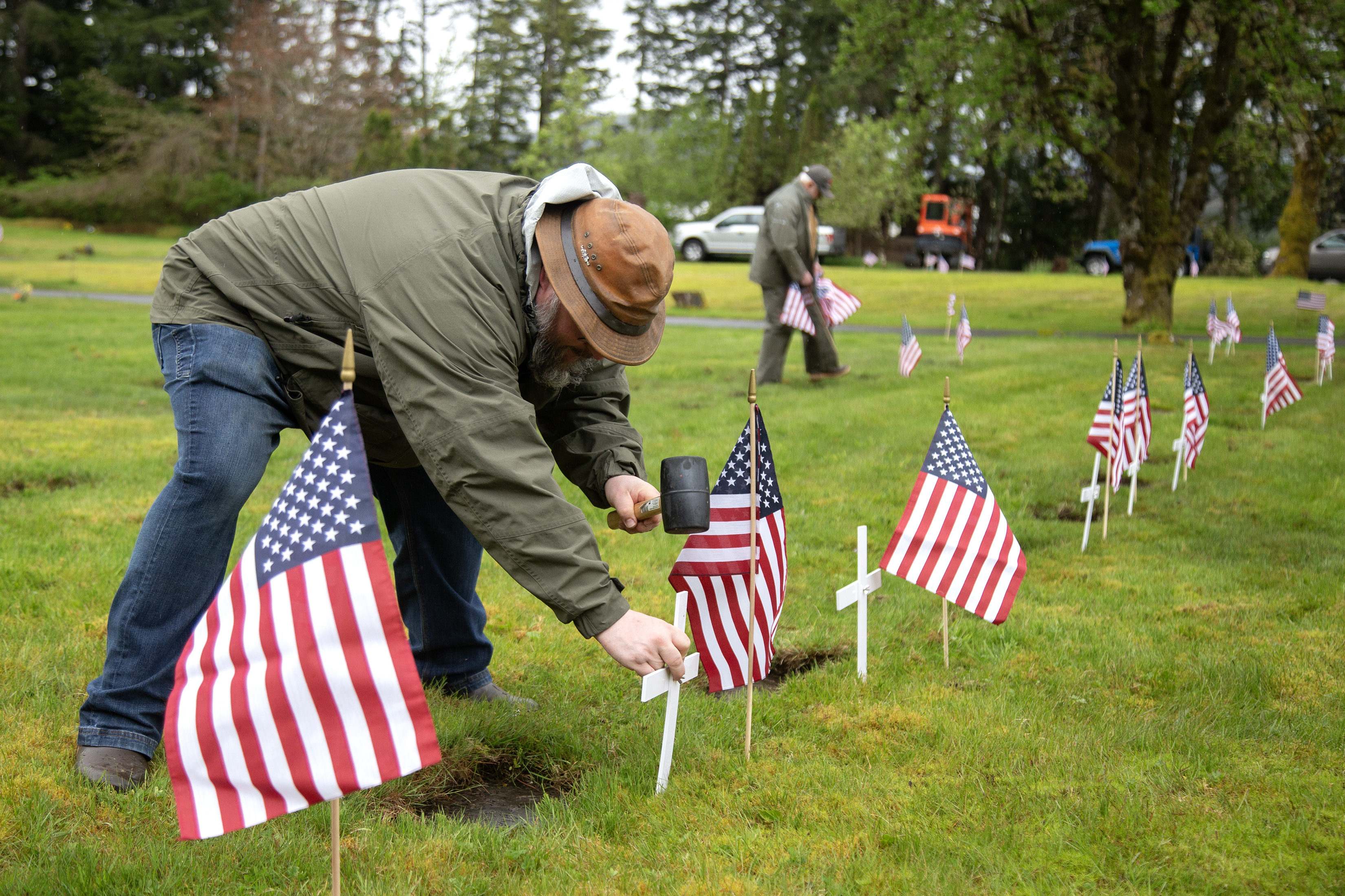 2025 05 23 Bayview Cemetery Flags 3