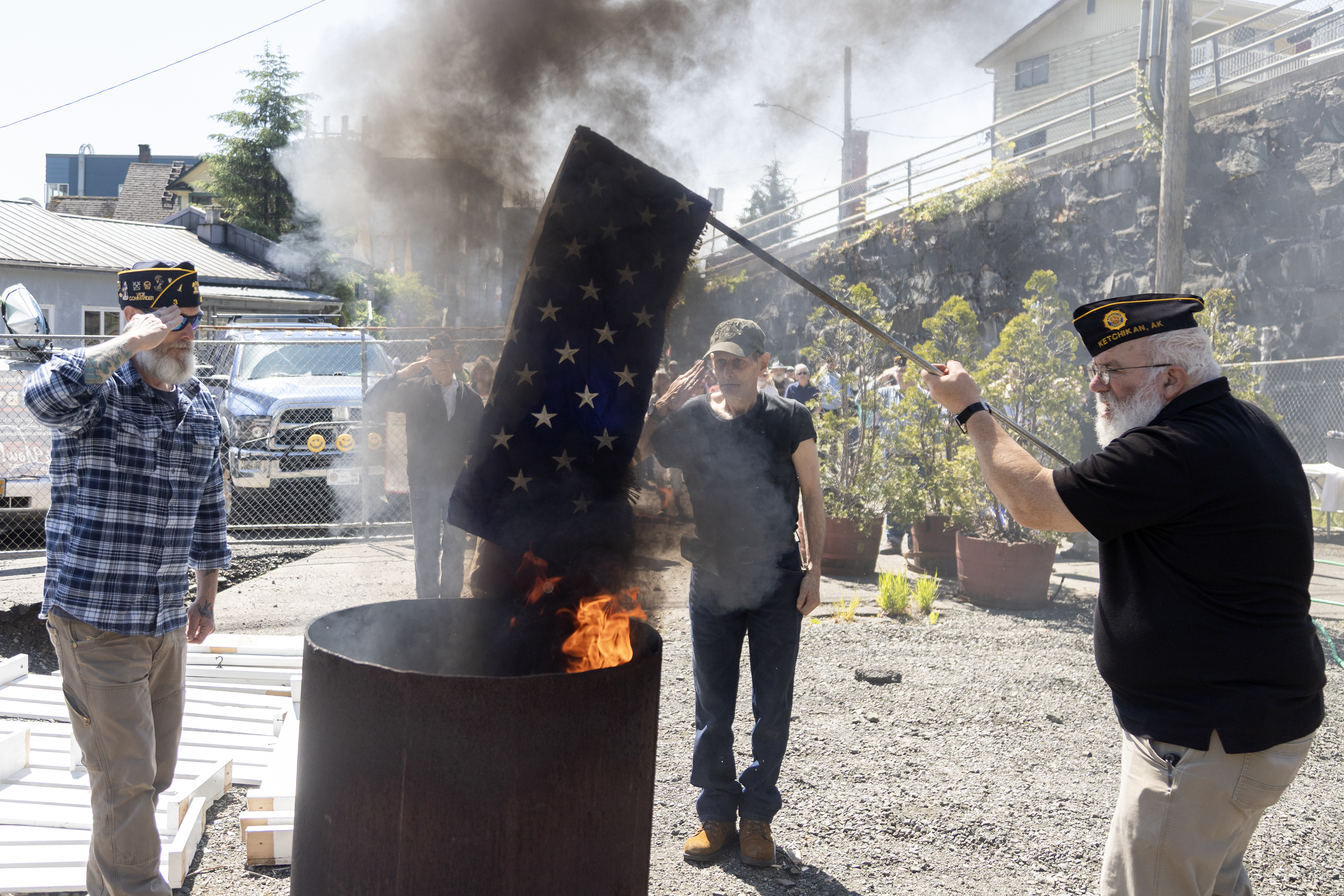 2025 06 14 Flag Retirement 1