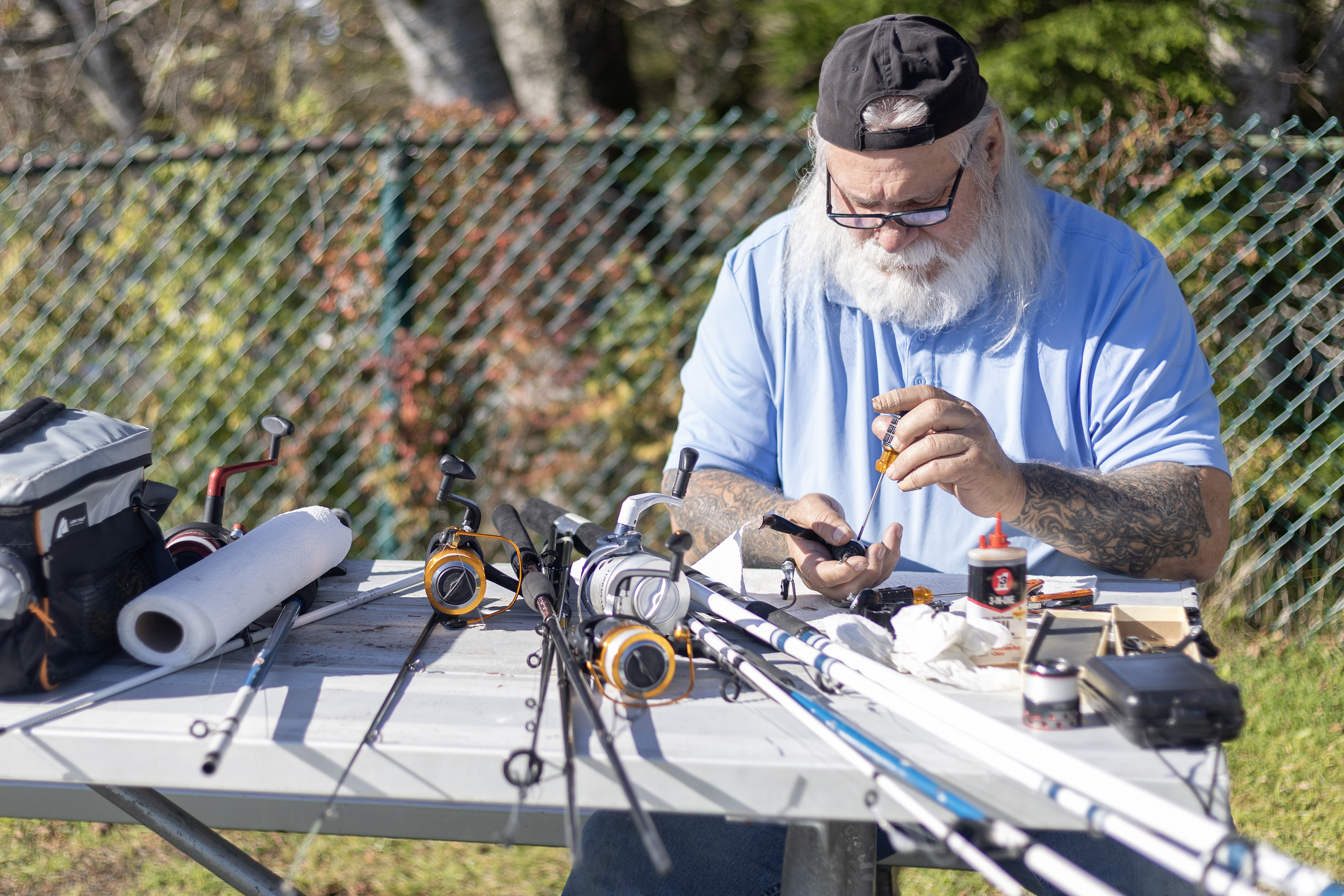 2025 10 08 Fishing Pole Repair