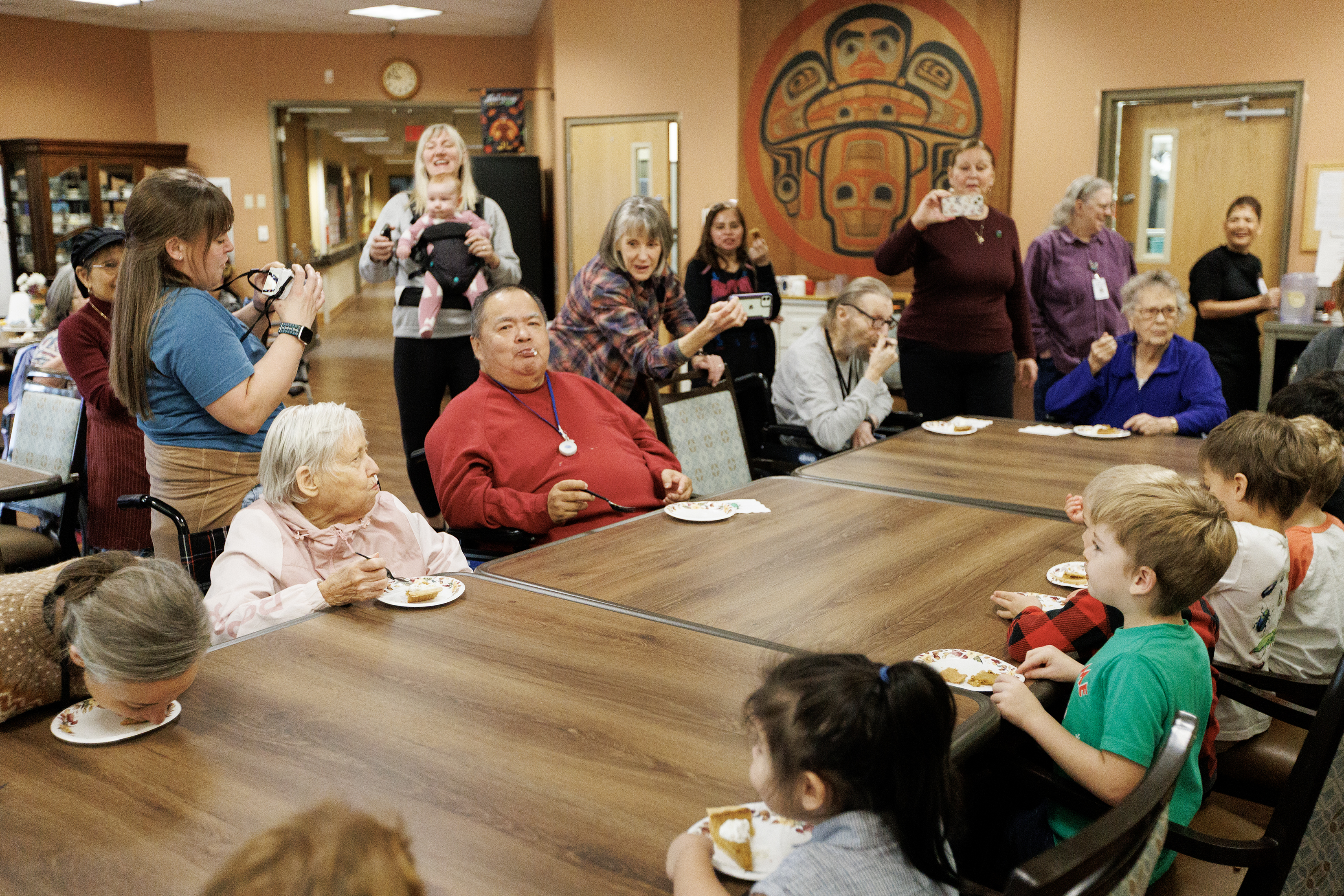 2025 11 21 Pioneer Home Pie Eating Contest 2