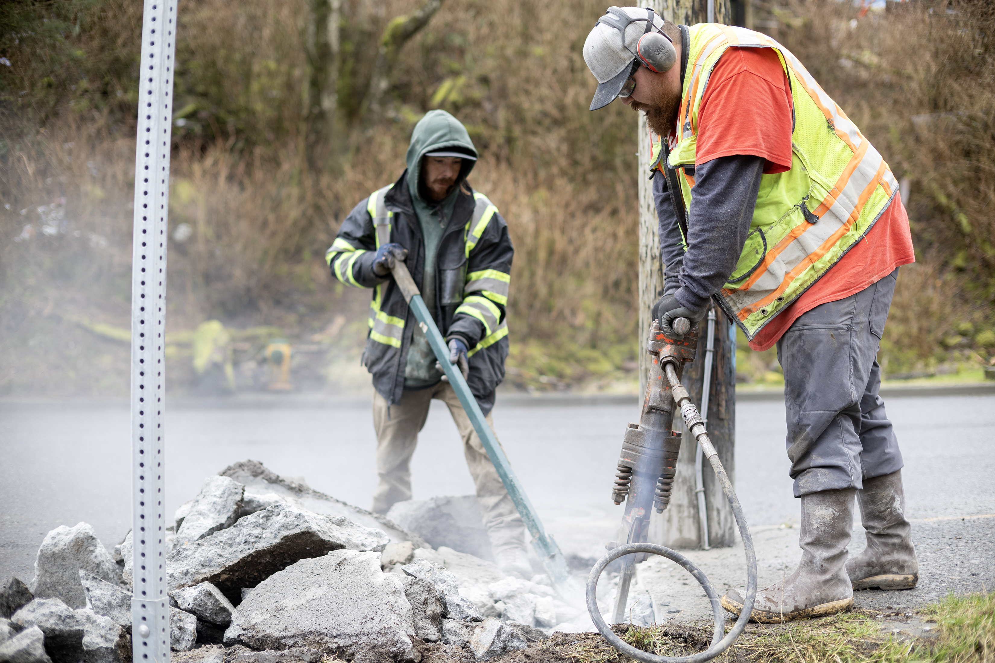 2026 02 25 Sidewalk Jackhammer