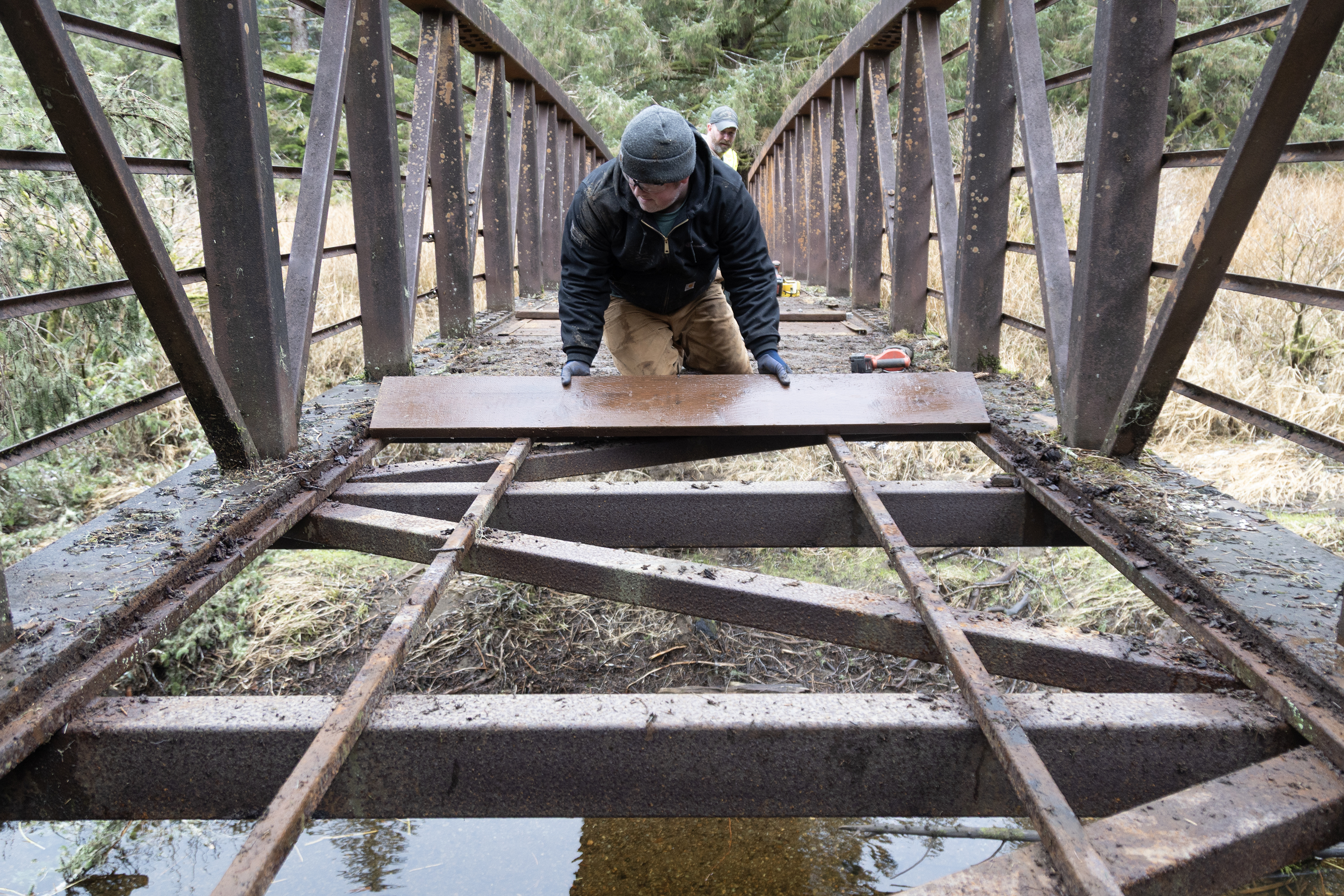 2026 02 25 Ward Lake Bridge Repair 1