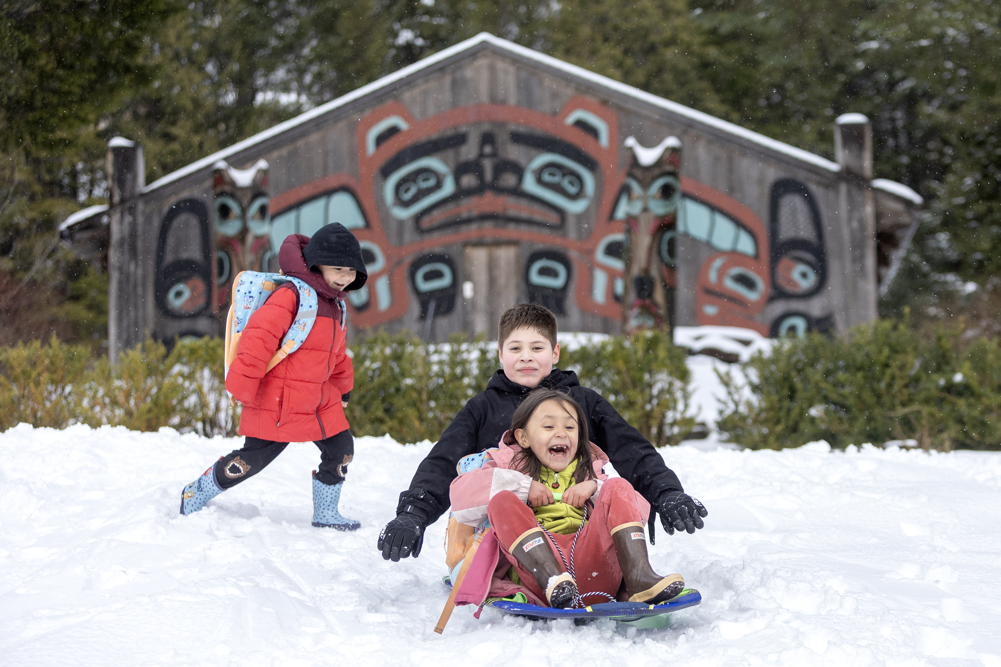 2026 03 12 Kids Snow Saxman 1