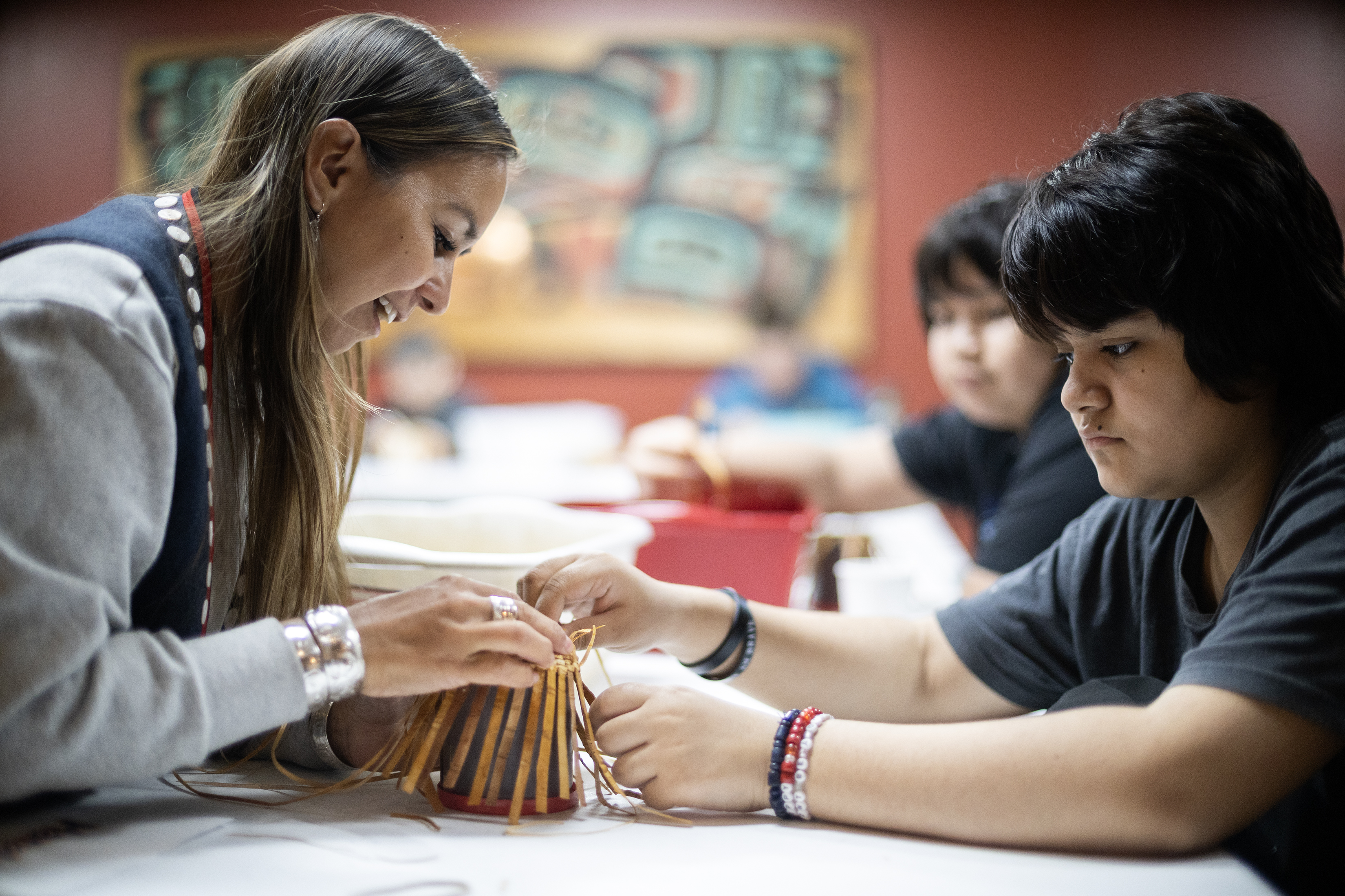 2026 03 18 Cedar Bark Weaving Class 1