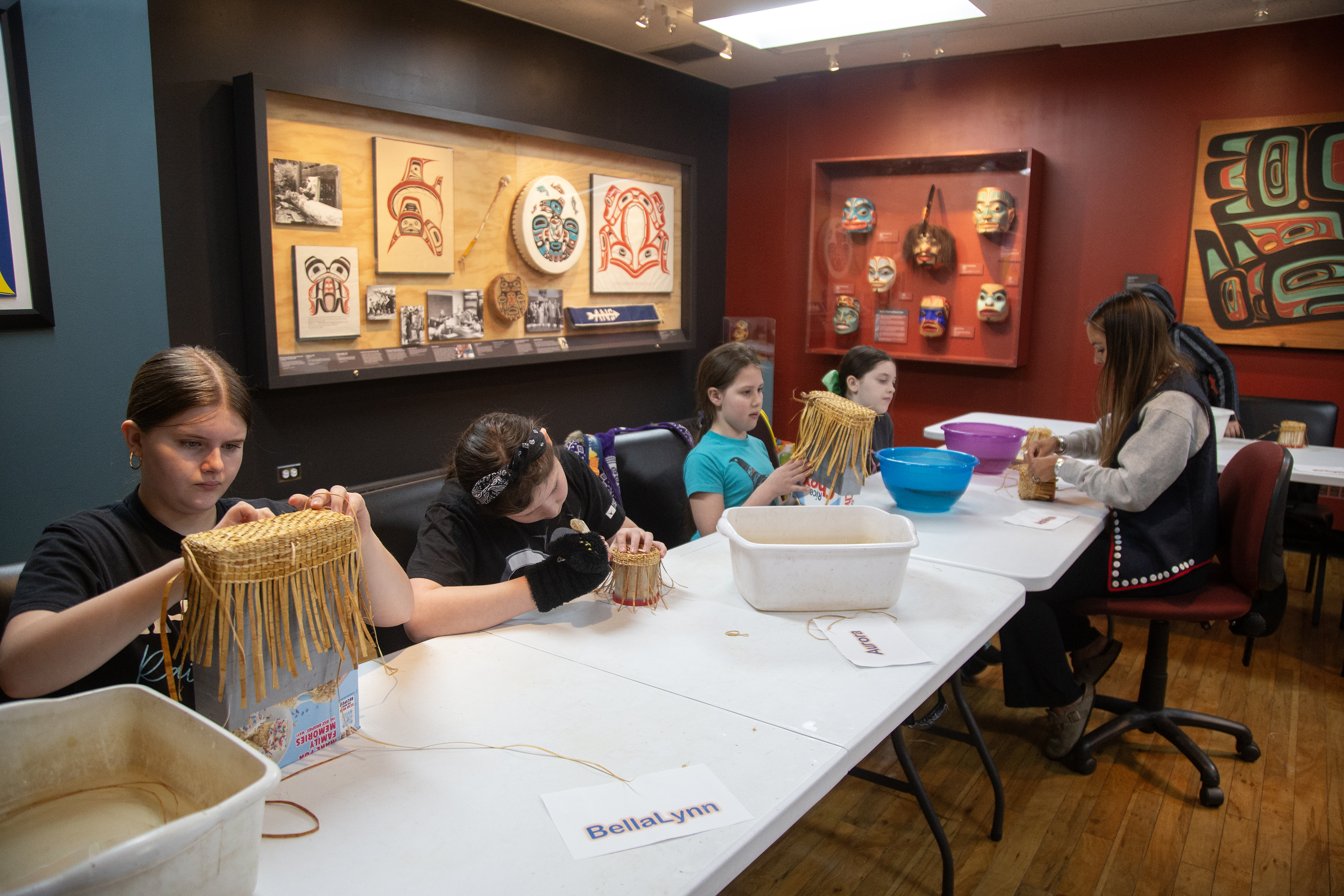 2026 03 18 Cedar Bark Weaving Class 2