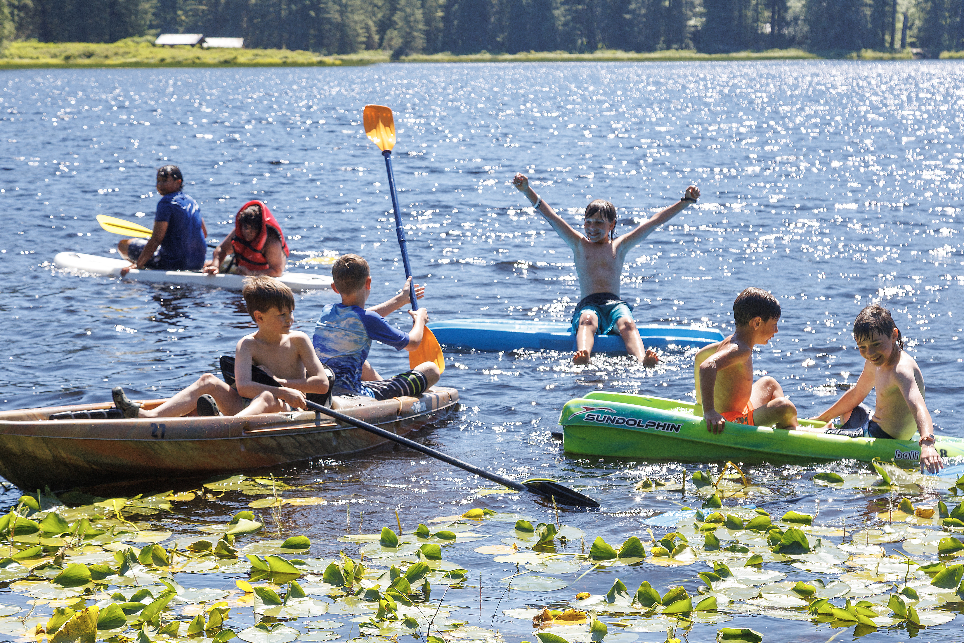2026 07 21 Ward Lake Kayak Kids 1