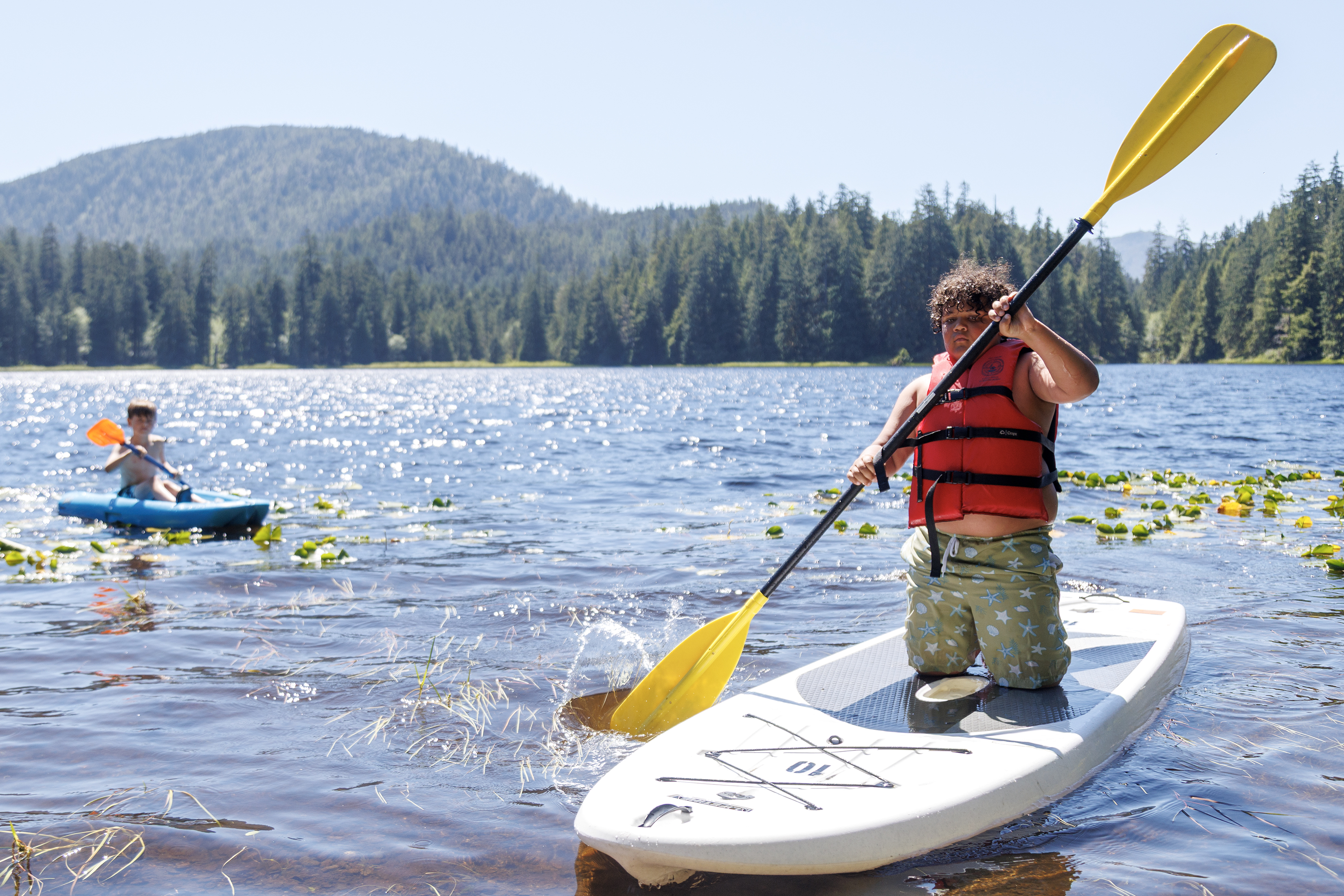 2026 07 21 Ward Lake Kayak Kids 3