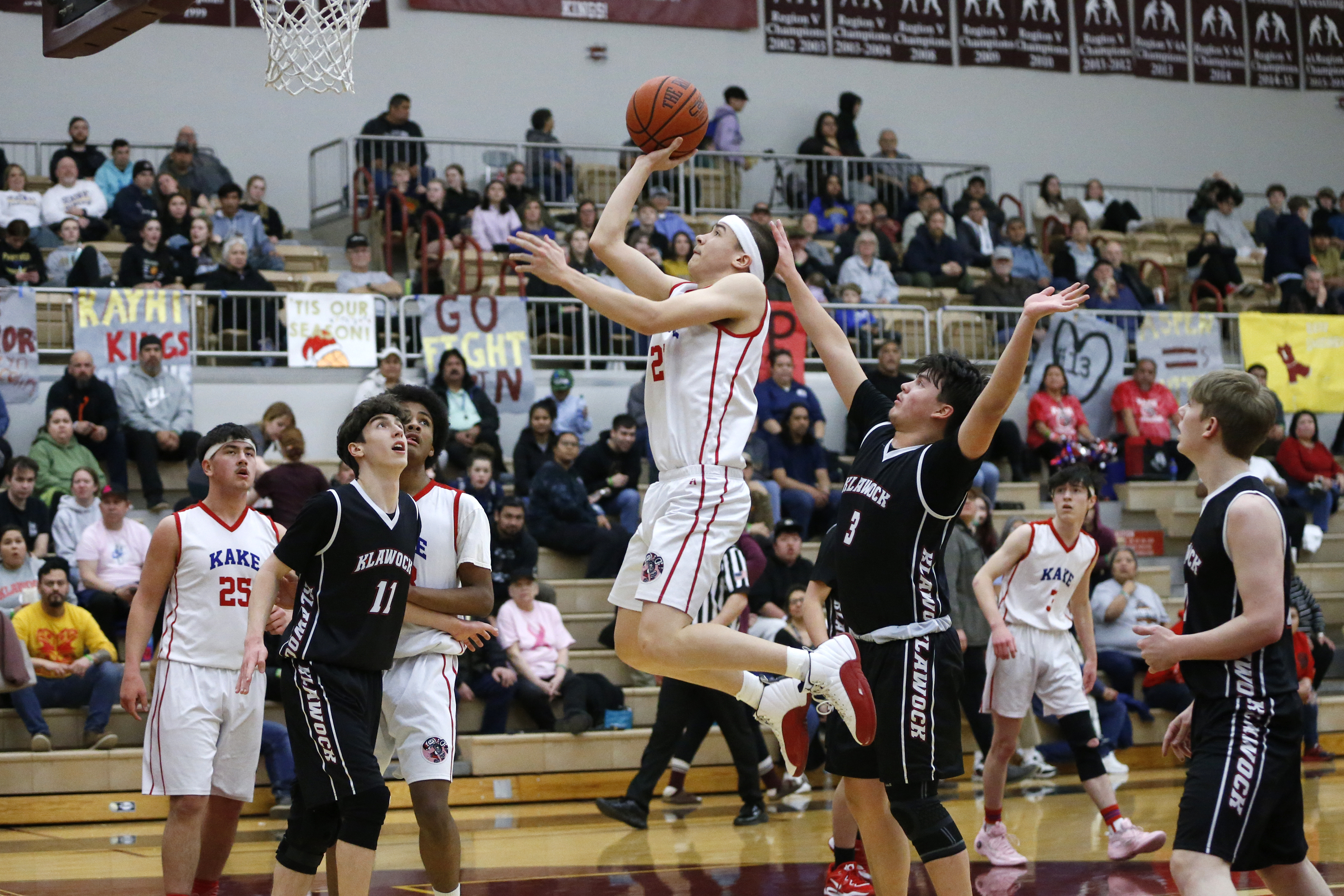 2024 03 01 Region V 1A Basketball Boys Klawock Kake 1