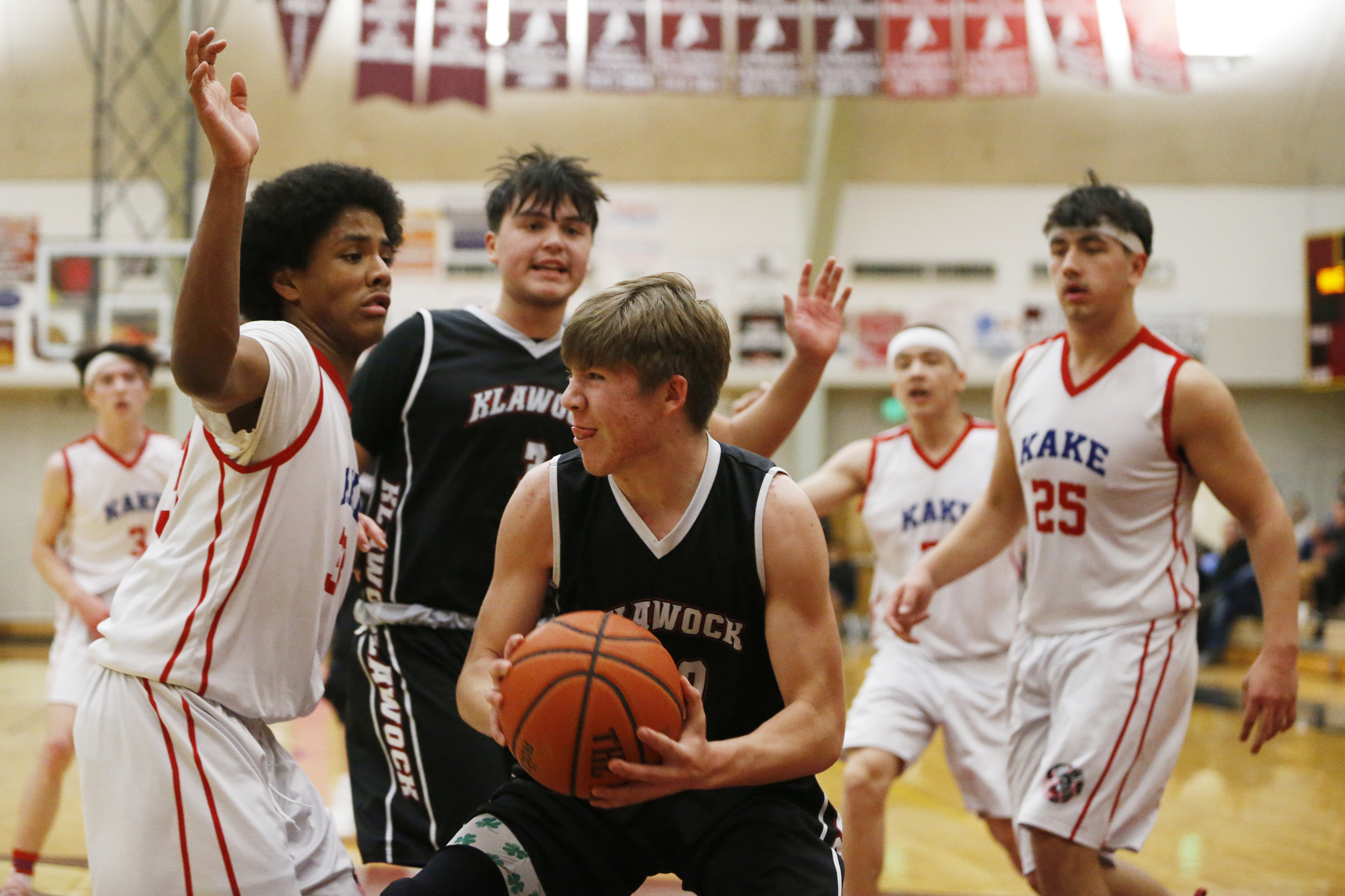 2024 03 01 Region V 1A Basketball Boys Klawock Kake 2