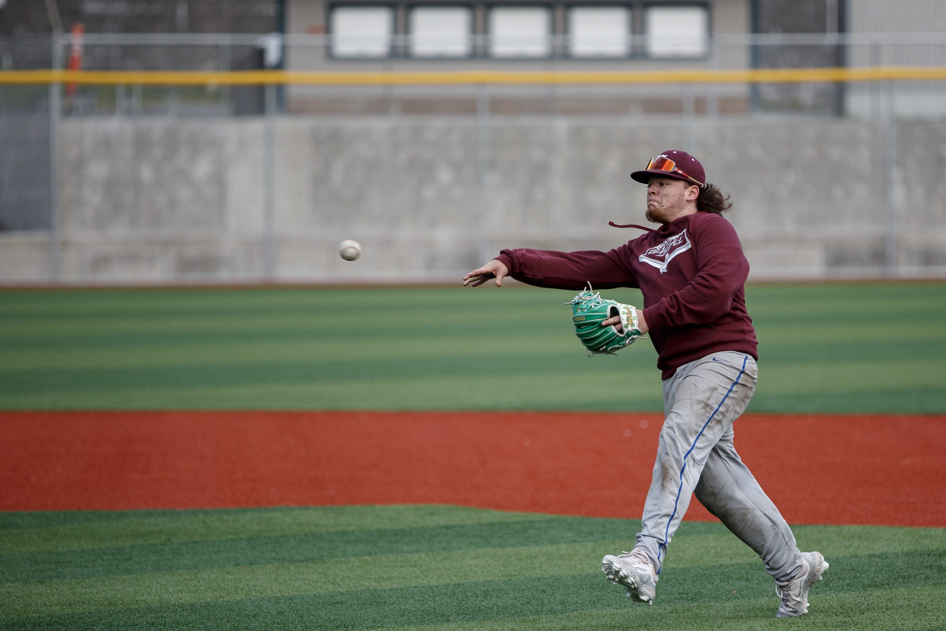 2024 04 24 First Baseball Practice Turf 2