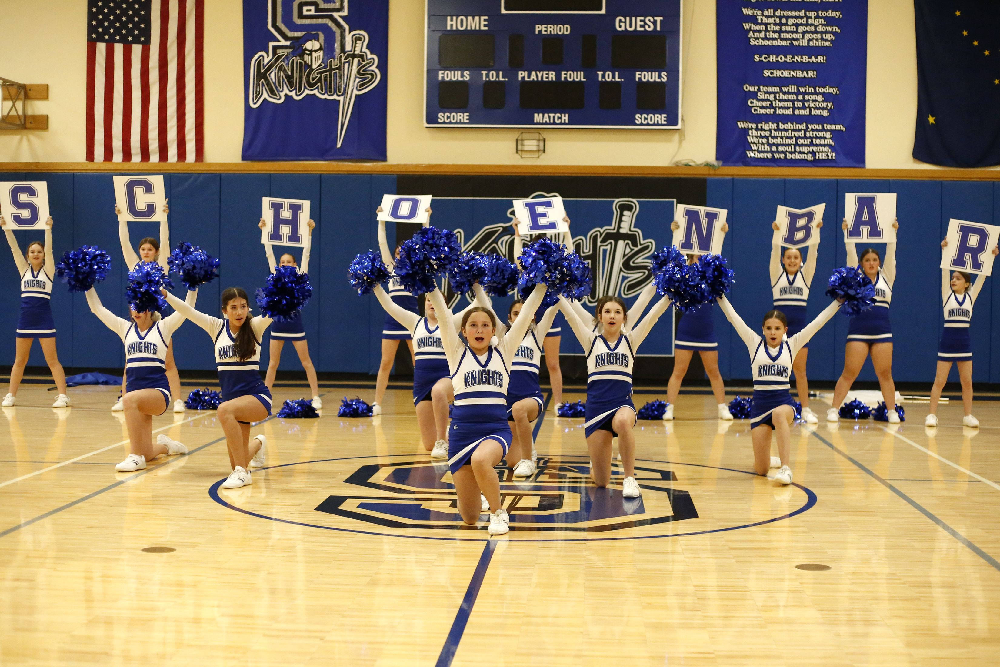 2024 11 18 Schoenbar Shootout Cheerleaders