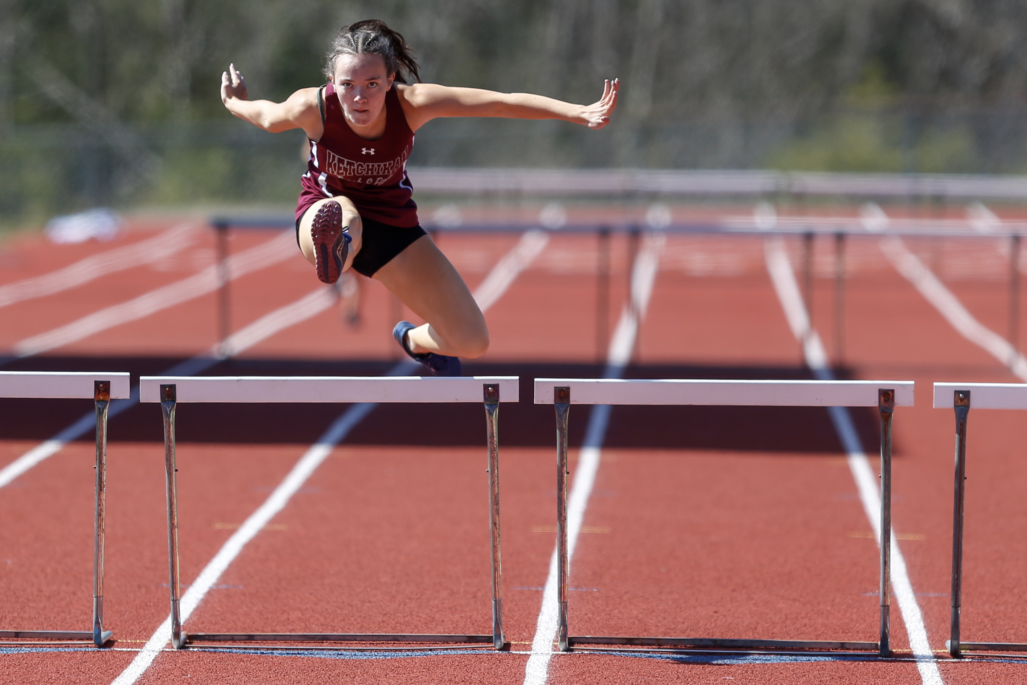 2026 04 25 Kayhi Track Meet Ryan Elerding 300 Hurdles