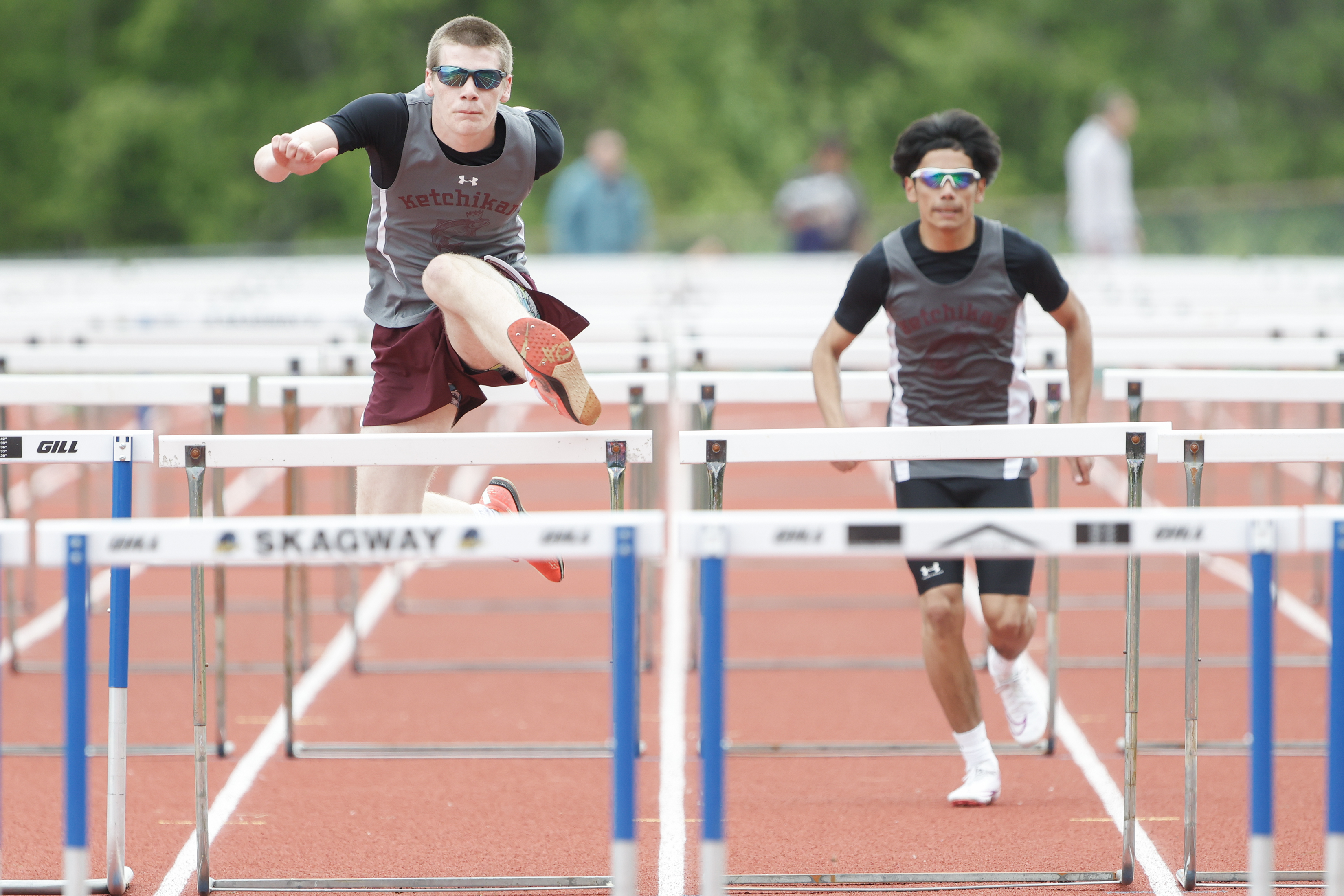 2026 05 22 Region V Track Kayhi Blaine Garlick 110 Hurdles